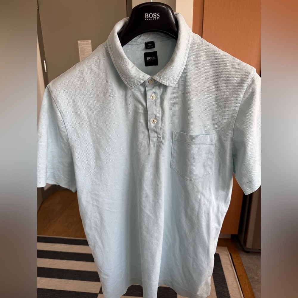 Hugo Boss Sky Blue Men's Polo Shirt